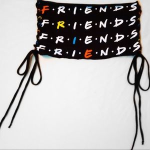 NEW friends crop top